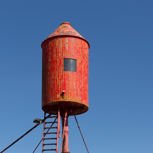 Coast marker, Fowey, Cornwall.