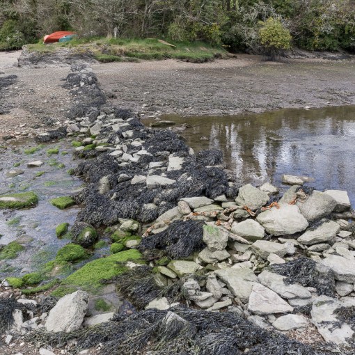Tidal crossing, Polingey Creek, Cornwall.