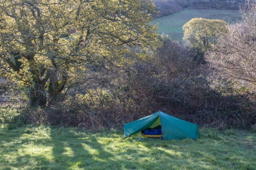 Camp, St Just Creek, Cornwall.