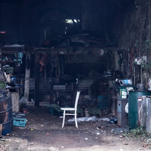 White chair, Withan, Cornwall.