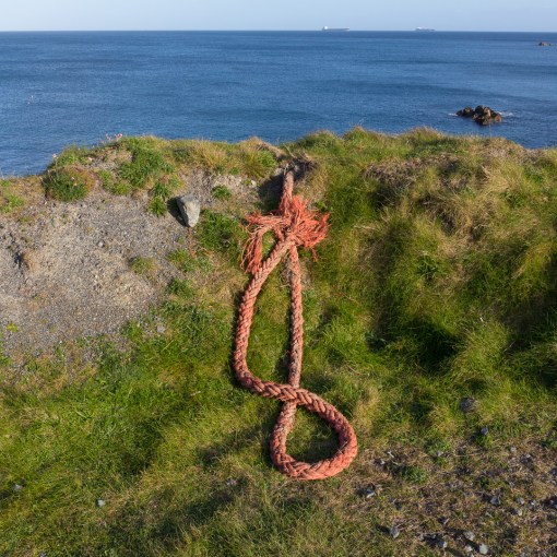 Rope to Nowhere, Dean Point, Cornwall.