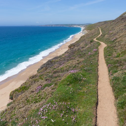 Coastal Path, Porthleven Sands, Cornwall.