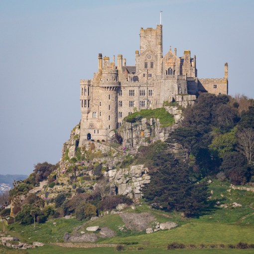 Castle and chapel of St Michael’s Mount, Cornwall.
