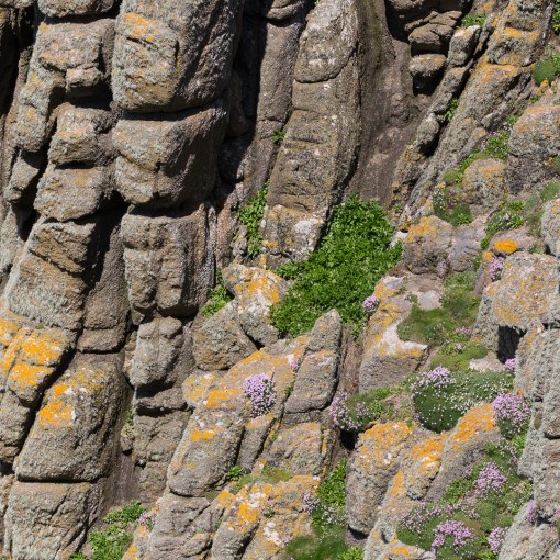 Cliff form at Tol-Pedn-Penwith, Cornwall.