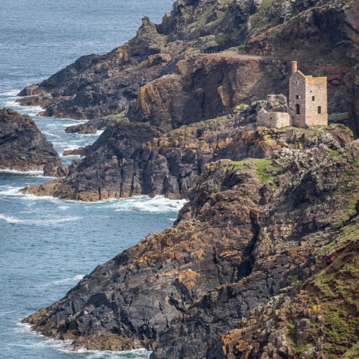 Engine house at Crown Mines, Botallack, Cornwall.