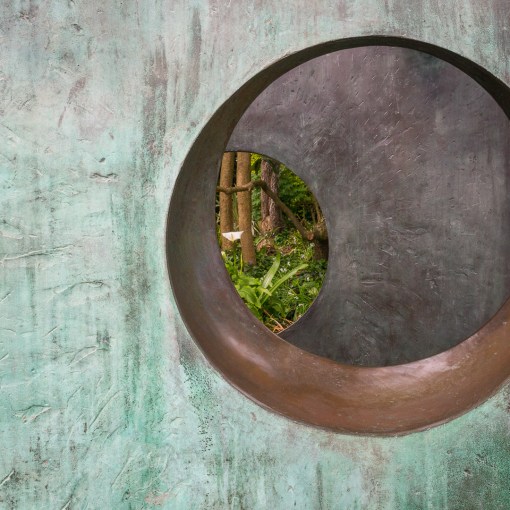 Four-Square (Walk Through) 1966, Barbara Hepworth. Artist’s studio, St Ives, Cornwall.