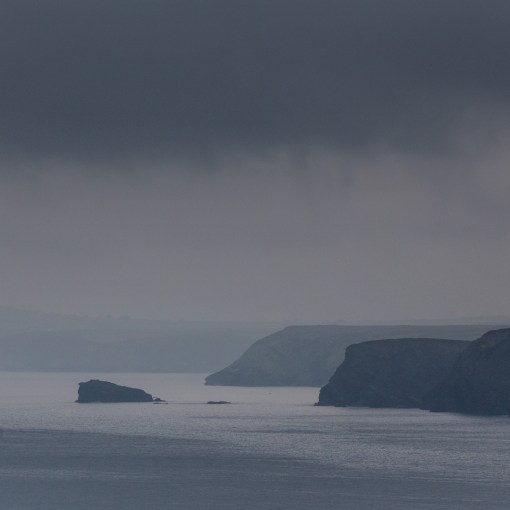 Gull Rock from Hell’s Mouth, Cornwall.