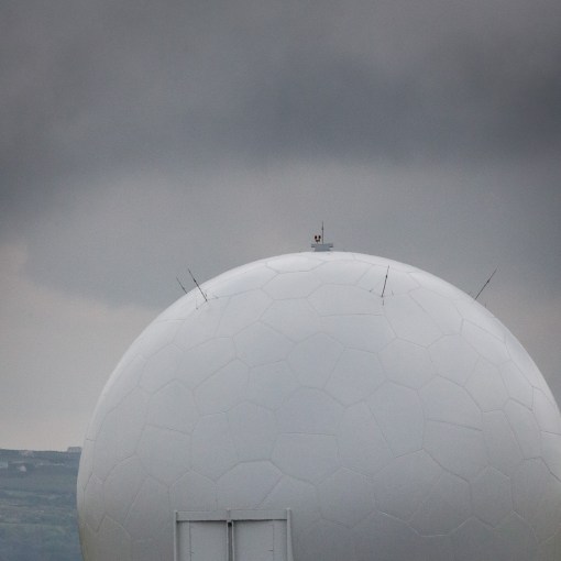 Remote Radar Head Portreath, part of the UK Air Surveillance and Control System, Cornwall.