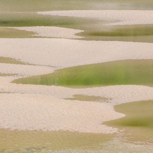 The Gannel, tidal estuary, Newquay, Cornwall.