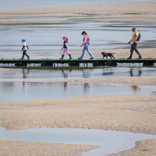 Crossing of the Gannel, Newquay, Cornwall.