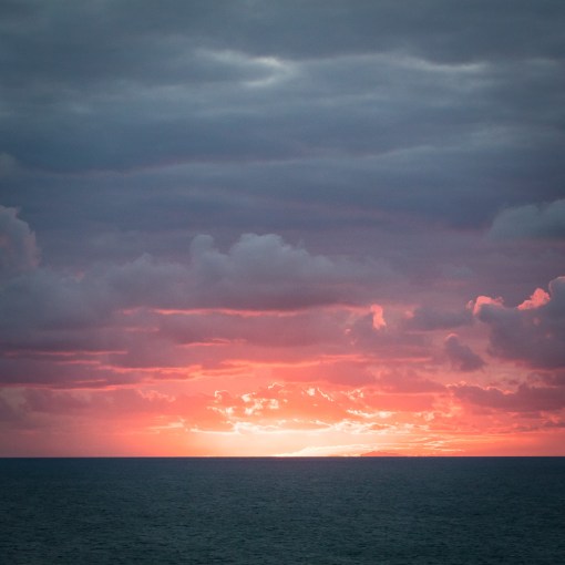 Last light, Tresungers Point, Cornwall.