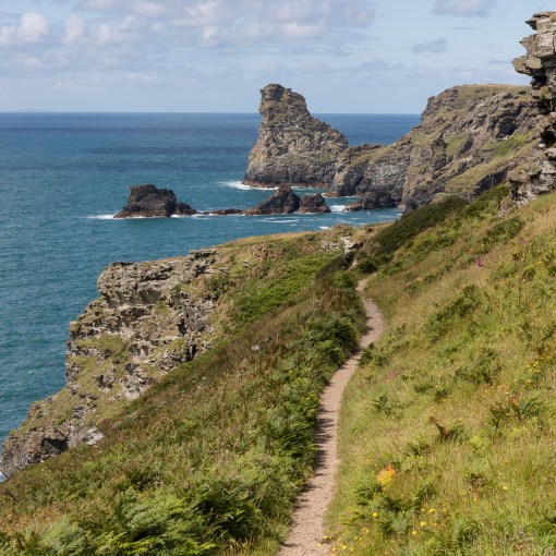 Coast Path to Saddle Rocks, Cornwall.