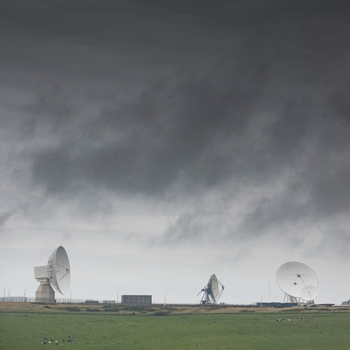 GCHQ Bude I, a satellite ground station and eavesdropping centre, Cornwall.