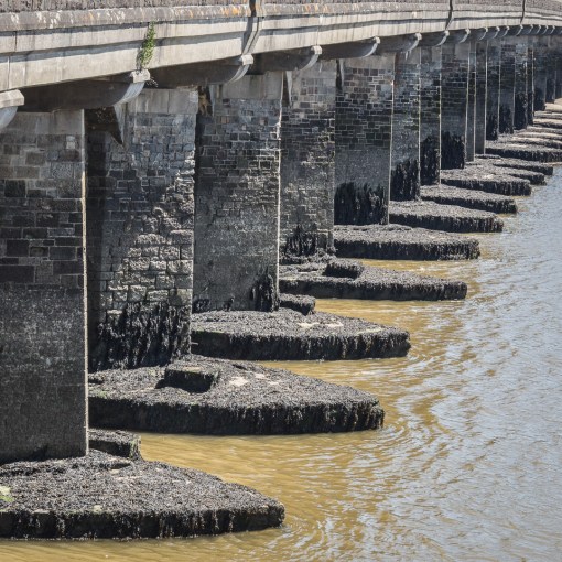 Bideford Long Bridge, 14th century, Devon.