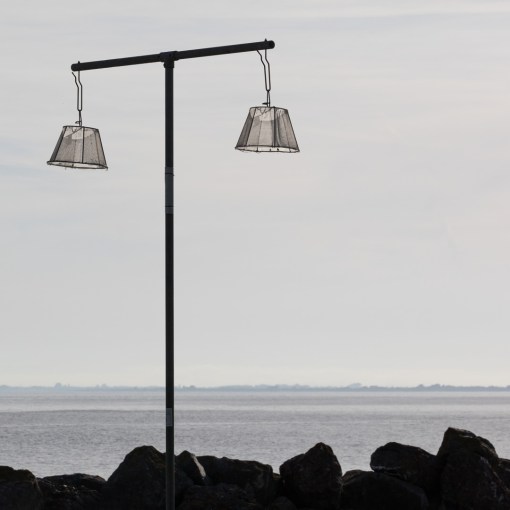 Tacky Shade, for monitoring of radioactive emissions, Hinkley Point nuclear power stations, Somerset.