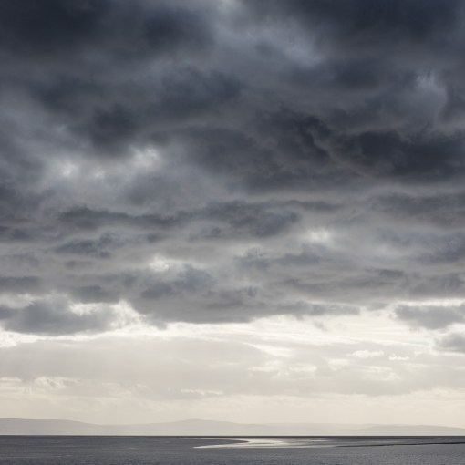 Last light, Berrow Flats, Somerset.