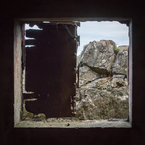 WW2 observation bunker, Brean Down Fort, Somerset.