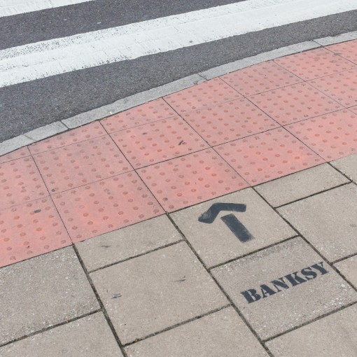 Remnants of Dismaland, a temporary art project organised by artist Banksy in August 2015, Weston-super-Mare, Avon.