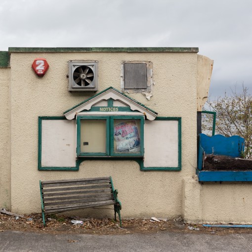 Derelict Cliffs Tearooms, Weston-super-Mare, Avon.