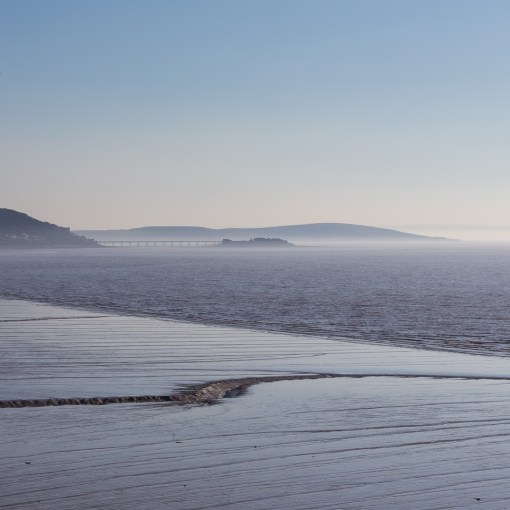 Birnbeck Island from Sand Bay, Brean down beyond, Avon.