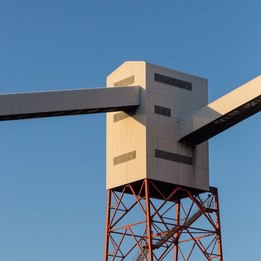 Coal conveyor building, Bristol Bulk Handling Terminal, Avonmouth, Avon.