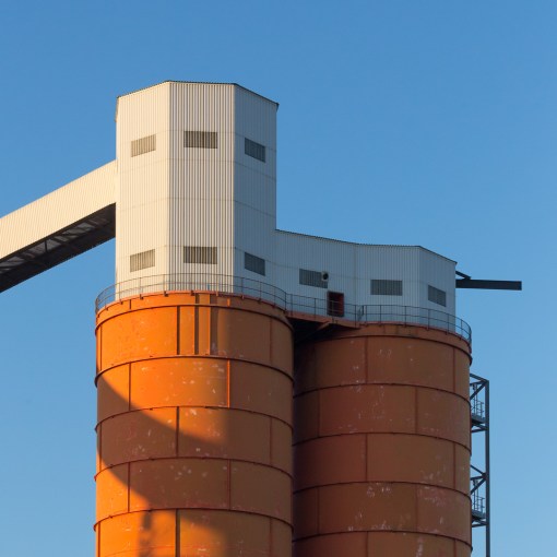 Coal Silo, Bristol Bulk Handling Terminal, Avonmouth, Avon.