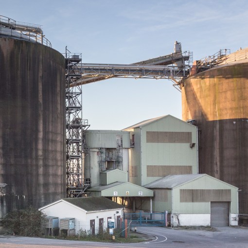 Coal silos, Bristol Bulk Handling Terminal, Avonmouth, Avon.