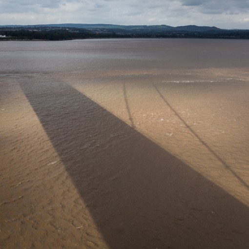 Severn Bridge shadow, Avon.