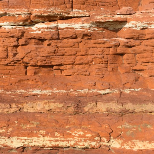 Mercia Mudstone cliff near Black Rock, Portskewett, Gwent.