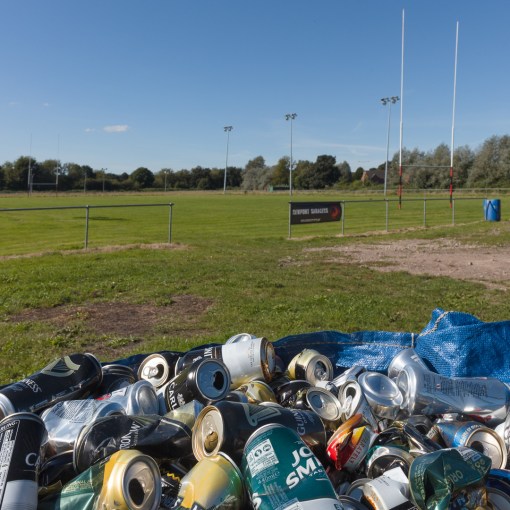 Maes-glas Fields, grounds of the Newport Saracens a Welsh rugby union club, Gwent.