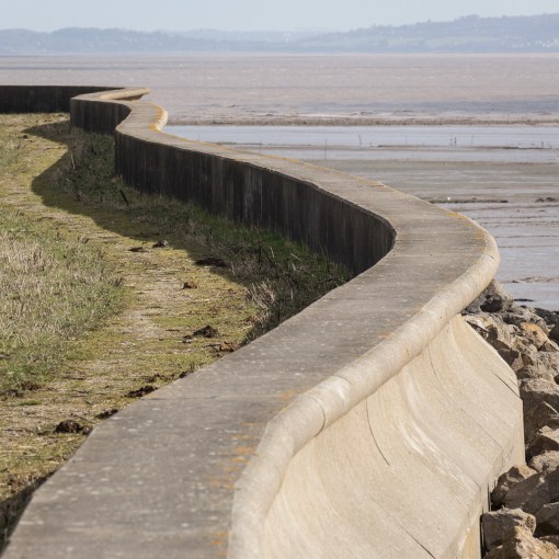 Wiggly Seawall, Peterstone Gout, Gwent.