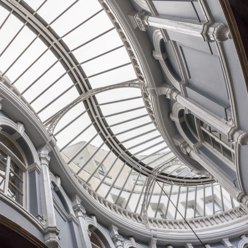 Victorian era Morgan Arcade, Cardiff.