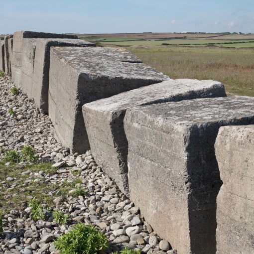 WW2 Anti-Tank Cubes I, Limpert Bay, Glamorgan.