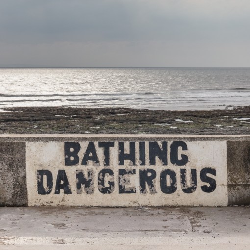 Bathing Dangerous, Porthcawl, Glamorgan.