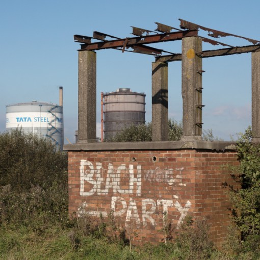 Beach Party, Tata Steelworks, Port Talbot, Glamorgan.