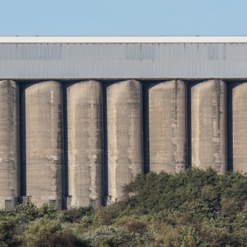 Coal Silos, Tata Steelworks, Port Talbot, Glamorgan.