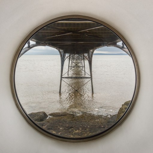 Underside of Clevedon Pier from the Porthole Room, Avon.