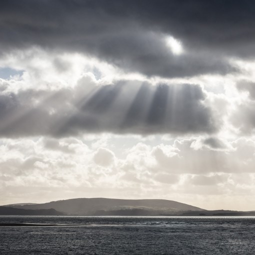 Gower from Burry Port, Dyfed.