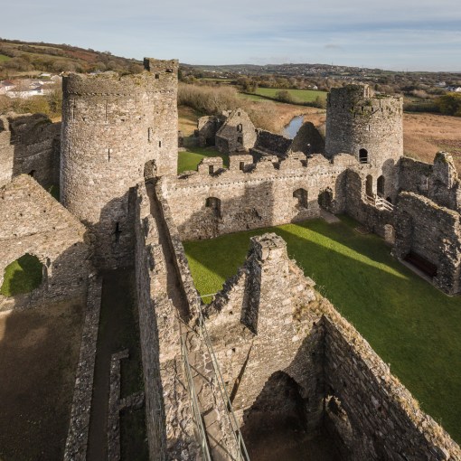 Inner Ward (c,1275), Kidwelly Castle, Dyfed.