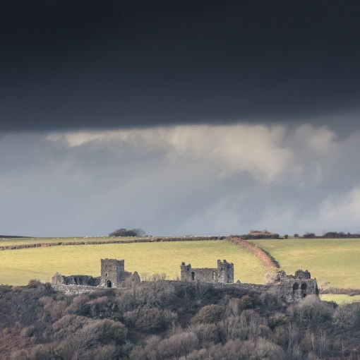 Llansteffan Castle, Dyfed.