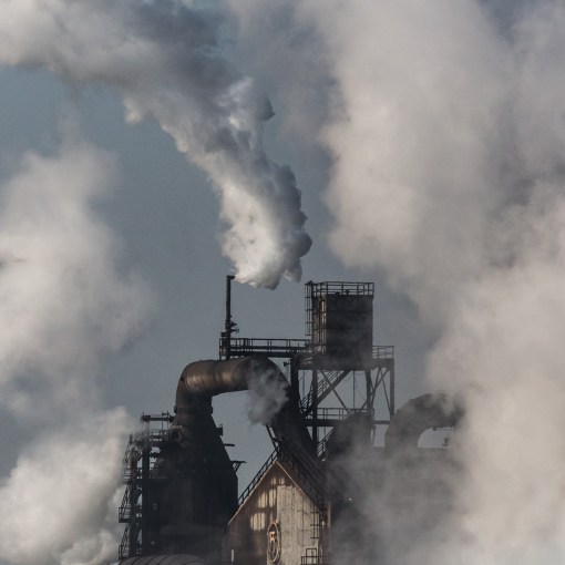 No.5 Blast furnace, Tata Steelworks, Port Talbot, Glamorgan.