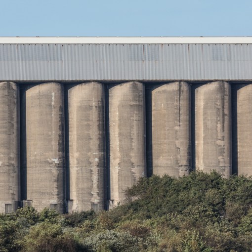 Coal Silos, Tata Steelworks, Port Talbot, Glamorgan.
