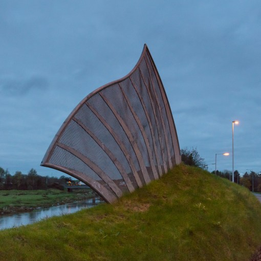 Dorsal at dawn, Carmarthen, Gwent.