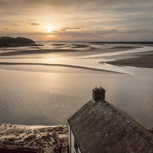 Dylan Thomas Boathouse, in which the poet lived with his family between 1949 and 1953, Laugharne, Dyfed.
