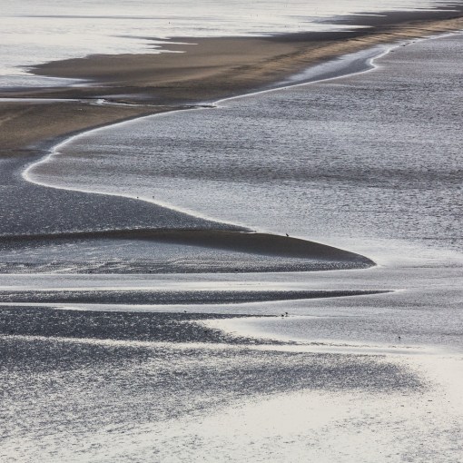 River Taf estuary, Laugharne, Dyfed.