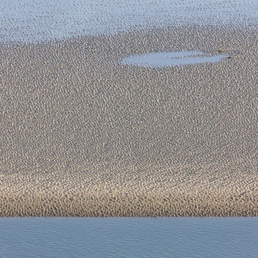 Low tide, River Taf estuary, Laugharne, Dyfed.