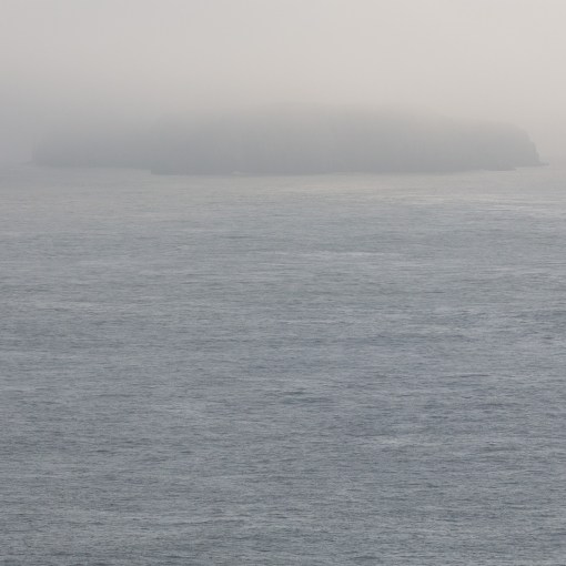 Last glimpse, Caldey Island, Dyfed.